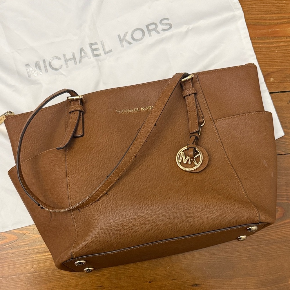 Michael Kors Tan Leather Tote